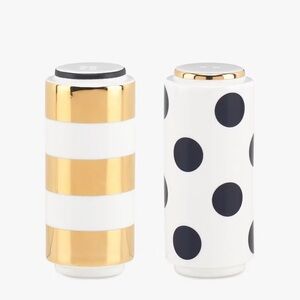 NIB Kate Spade Lenox Salt and Pepper shaker striped